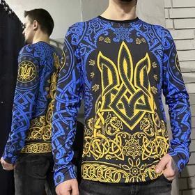 Футболки с полной запечаткой: Лонгслів Воля